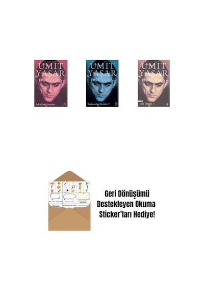 Aşka Dair Nesirler + Taşlamalar Hicivler 2 + Şiir Denizi 1 + Okuma Sticker'ları
