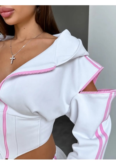 Havens İnvida Corset Eşofman Takım Beyaz