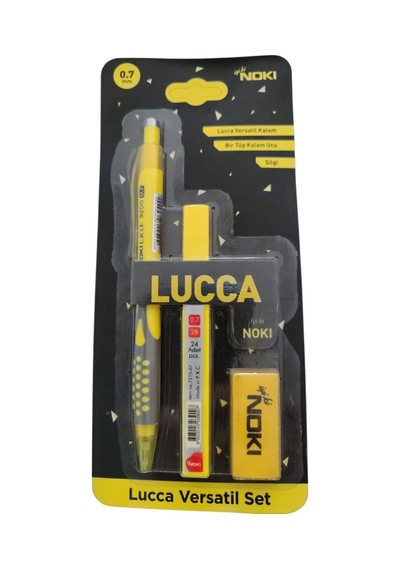 Lucca Mekanik Kurşun Kalem Seti 0.7 Mm Versatil Sarı Renk