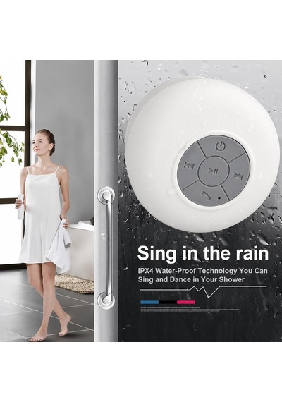 Su Geçirmez Bluetooth Hoparlör Vantuzlu Havuzda Yağmurlu Havalarda Ipx4 3w Kaliteli Ses Banyo Duş Hoparlörü S56