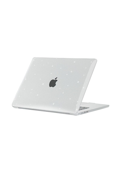 Apple Uyumlu MacBook Air 15" 2024 M3 M2 A3114 A2941 Kılıf Simli Ön Arka Kapak 001