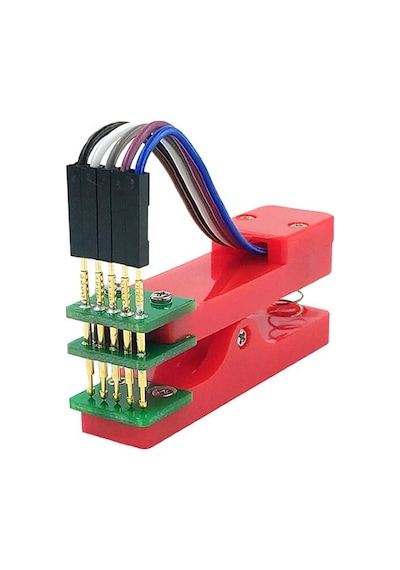 5 Pin Programlama Aparatı 2.54mm Pogo Pin Yaylı Mandal Klips Seri Üretim Entegre Arm