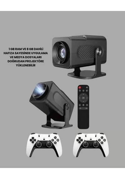 Home 450 Ansı Lümen, 4k Destekli Kompakt Ev Projektörü