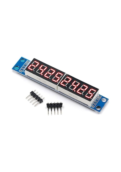 Max7219 8 Bit Hane Kırmızı 7 Segment Ekran 0.36 İnch Saat Seri Haberleşme Dijital Gösterge Display Alarm 8 Dijit A Genel