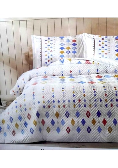 Özdilek Kapitoneli Dört Mevsim Nevresim Takımı Çift Kişilik Color Silices Çok Renkli
