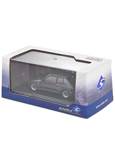 1:43 Solido 1989 Peugeot 205 Dımma Black