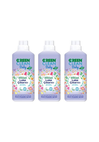 U Green Clean Baby Bitkisel Leke Çıkarıcı 3 x 1 L