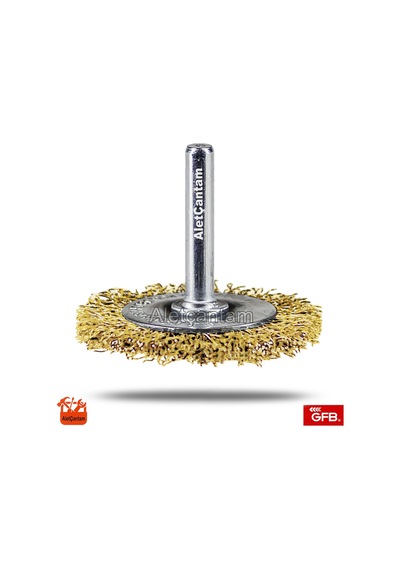 Gfb Matkap Tel Fırça Pimli Daire Fırça 50Mm