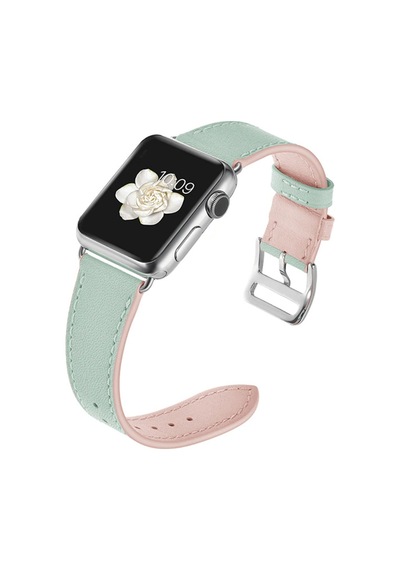 Ally Apple Uyumlu  Watch 7 45 MM 6-5-4 44 MM Hakiki Deri Kayış Kordon 3-2-