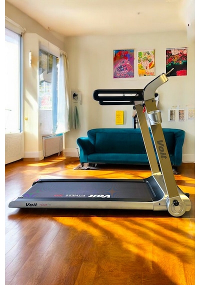 'Voit Vfit By Voit Novafit Koşu Bandı Bluetooth Uygulama Hoparlör Led Ekran Katlanabilir 46cm Geniş Bant