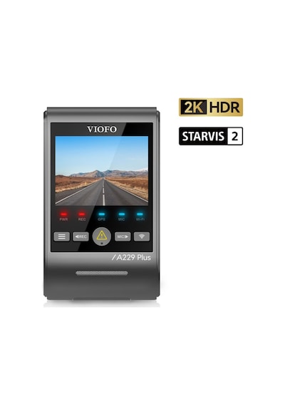 Viofo A229 Plus 2k Hdr Sony Starvis 2 Sensörlü Wi-fi Gps'li Araç Kamerası
