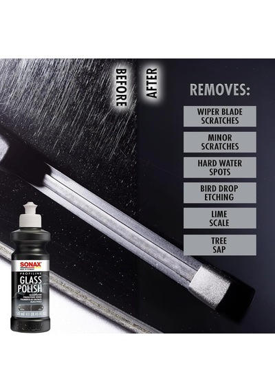 Sonax 273 141 Çizik Giderici Cam Cilası, Renkli, 250 Ml