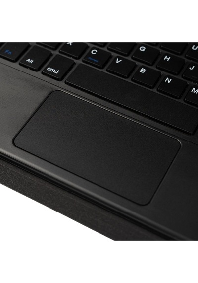 Apple Uyumlu iPad Pro 12.9 2022 M2 Zore Border Keyboard Bluetooh Bağlantılı Standlı Klavyeli Tablet Kılıfı Klavyeli Kılıf