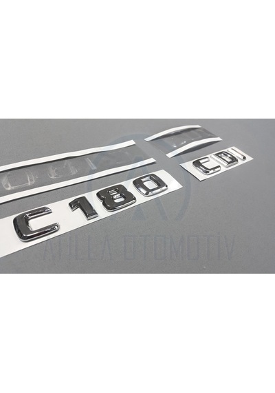 Mercedes Cl Serisi Cl203 2001-2011 C180 Cdi Bagaj Yazı Seti