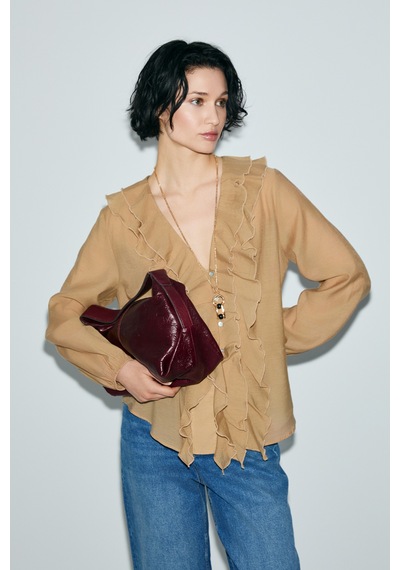Lufian Lotus Kadın Denim Mom Fıt- Yüksek Bel Mavi Mavi 121200009100300