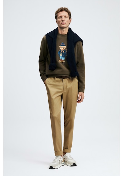 Lufian Mıles Erkek Sweatshirt Kahverengi Kahverengi 112030201100400