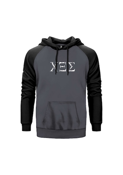 Rotting Christ Logo Gri Renk Reglan Kol Sweatshirt Gri