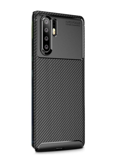 Apsuwa Huawei P30 Pro Kılıf Negro Karbon Fiber Silikon