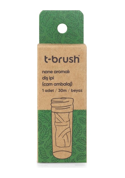 T-Brush Naneli Cam Şişe Diş İpi - 30 metre