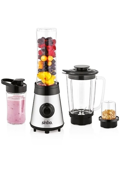 Buz Kırıcı - Kahve Öğütücü Hazneli - Şişeli Çok Amaçlı Smoothıe Blender 800ml - 500w Shb-3190 5691