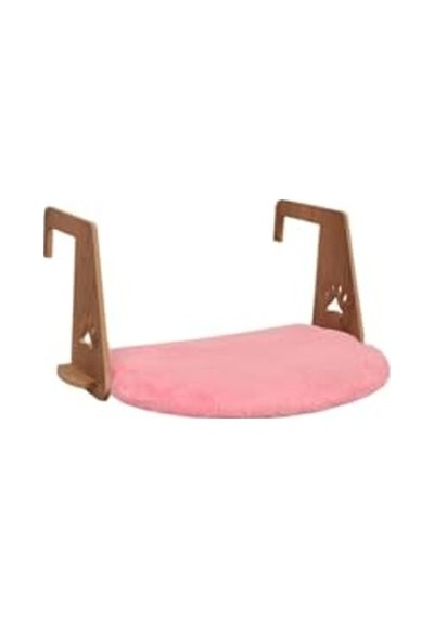 Peluş Kedi Yatağı - Kalorifer Petek Yatağı, 30x50 Cm Pembe