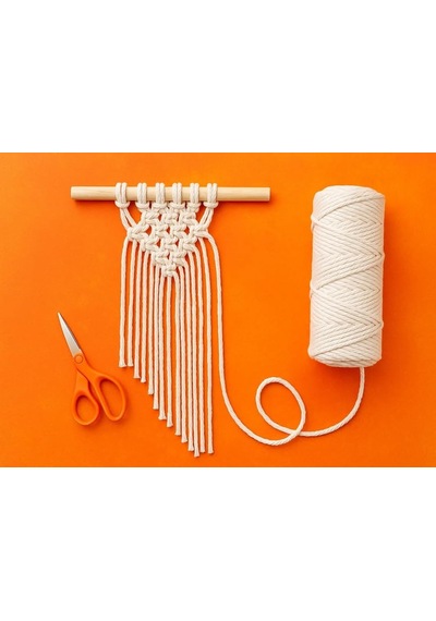 Yarnart El Örgü İpi Macrame Cord 3 Mm, 760, 2x500 Gr Çok Renkli