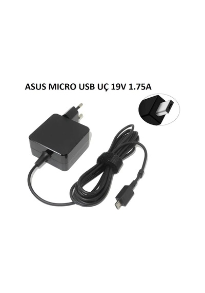 Asus Uyumlu Micro Usb 19V 1.75A 33W Adaptör Şarj Aleti AD-AS07