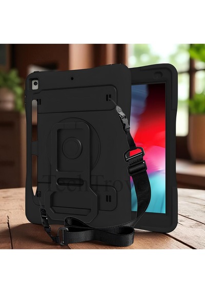 Apple İpad 10.2 2021 9.nesil Kılıf Kalem Bölmeli Maksimum Korumalı Askılı El Tutamaçlı Kılıf Arka Kapak Apple İpad 10.2 2021 9.nesil Kılıf Kalem Bölmeli Maksimum Korumalı Askılı El Tutamaçlı Kılıf Arka Kapak