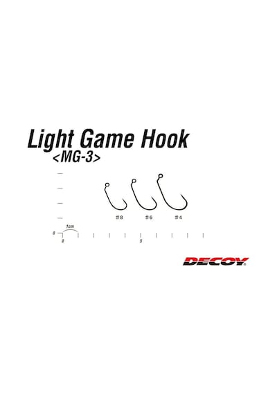 Decoy Mg-3 Light Game Hook Olta İğnesi 6