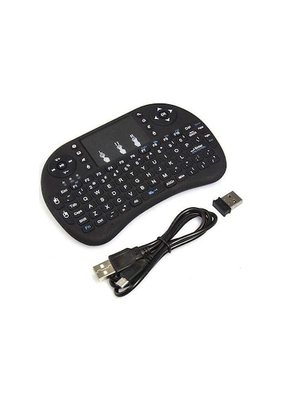 Mini Keyboard Air Smart Tv Işıklı Mini Klavye Dokunmatik Mouse