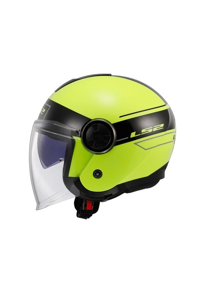 Ls2 Classy Classıc Siyah-neon Sarı Kask Neon Sarı
