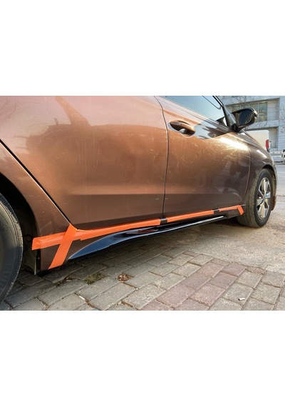Hyundai i20 Custom Yan Marşpiyel Boyasız (Plastik)