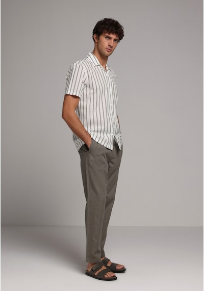 Colin's Colins Regular Fit Orta Bel Düz Paça Erkek Yeşil Pantolon Cl1078470 Q1.v2 Sag Çok Renkli