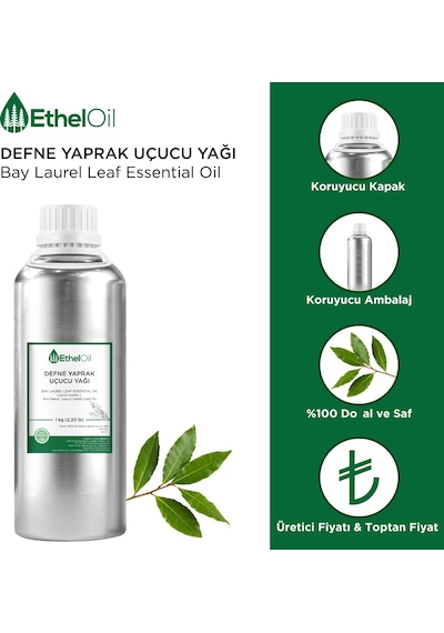 Etheloil Defne Yaprak Uçucu Yağı 1 KG