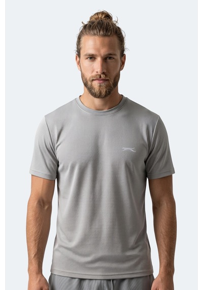 Slazenger Hıjack I Erkek Gri Tişört
