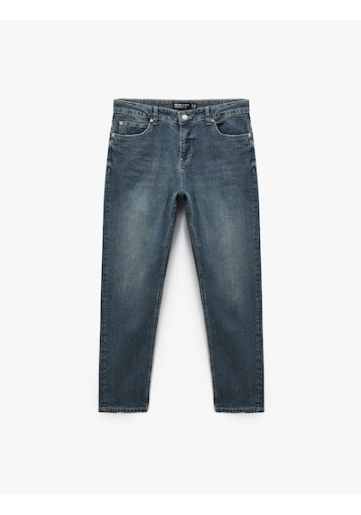 Koton Regular Fit Normal Bel Tapered Jean Pantolon - Joe Jean İndigo Stone 7wam40051nd İndigo - Taş Koton Regular Fit Normal Bel Tapered Jean Pantolon - Joe Jean İndigo Stone 7wam40051nd İndigo - Taş
