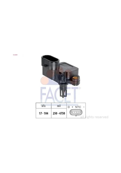 Fiat Marea Map Sensoru 1.6 1997-2007 Facet 103081