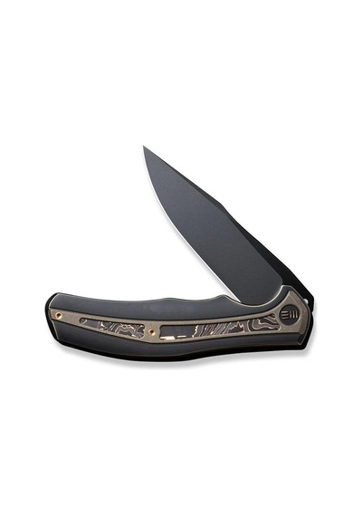 We Knife Zonda Titanium Black & Bronze Copper Foil Kamp Çakı Siyah
