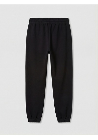 Lcw Modest Siyah Beli Lastikli Kadın Jogger Eşofman Altı