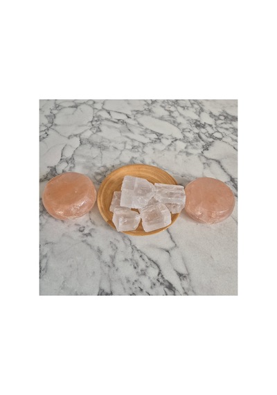 Oval Kalıp Himalaya Tuz Sabunu 2 Adet Ve 500 Gr Sole Tuzu