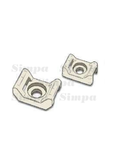 Simpa Sp-vkb-2 Vidalı Kroşe,22x14,5 Beyaz, 500 Adet