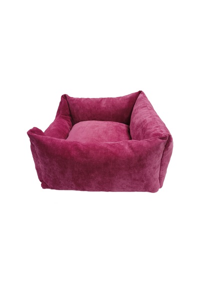 Zishhome Rosa Büyük Pet Kedi & Köpek Yatağı 60 x 60 x 60 CM