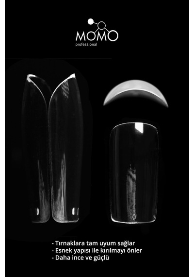 Momo Professional Tırnak Soft Gel Tips 500 Ad. Küt