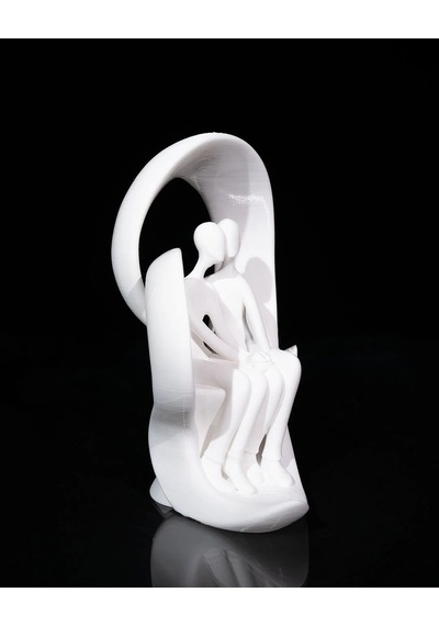 Sessiz Aşkın Zarafeti – Modern Aşıklar Biblosu (18 cm)