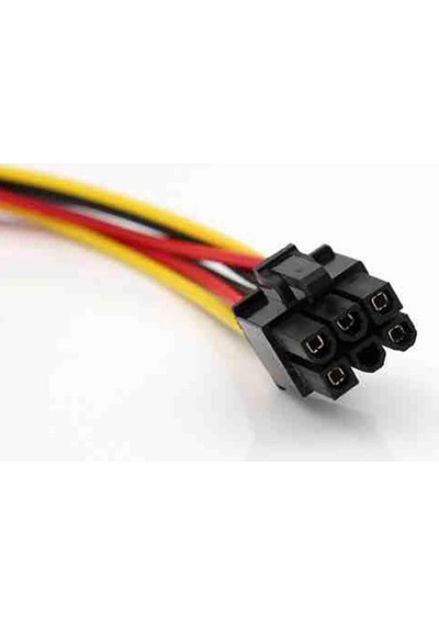 6 Pin 4 Pin Molex Sata Power Pci-E Ekran Kartı Kablosu