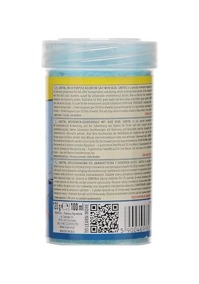Tropical Sanital +alovera 100ml Akvaryum Tuzu