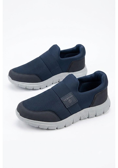 Fort 2023 Anatomik Rahat Esnek Bağcıksız Erkek Sneaker Ayakkabı Lacivert