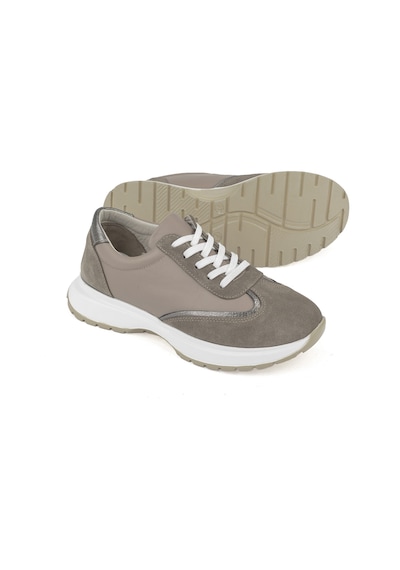 Ziya, Kadın Hakiki Deri Sneaker 1531050z26501005k Vizon 1531050z26501005k 310 VIZON