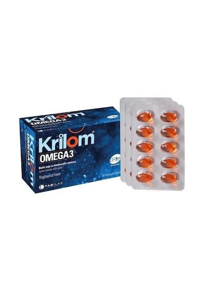 Krilom Omega-3 Astaksantin Soft Jel 50 Kapsül