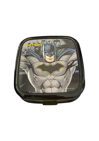 Batman Beslenme Kutusu Siyah 4 Bölmeli Erkek 1 Adet Yemek Saklama Kabı Siyah Beslenme Çantası Çok Renkli
